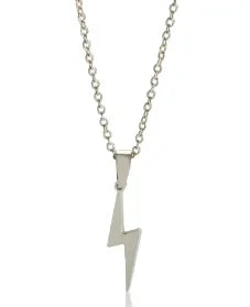 Square Pendant Stainless Steel Chain Necklace