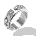 Crystal Zircon Waterproof Stainless Steel Ring