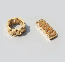 Crystal Zircon Waterproof Stainless Steel Ring