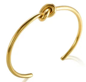 Triple Crystal Stainless Steel Bangle
