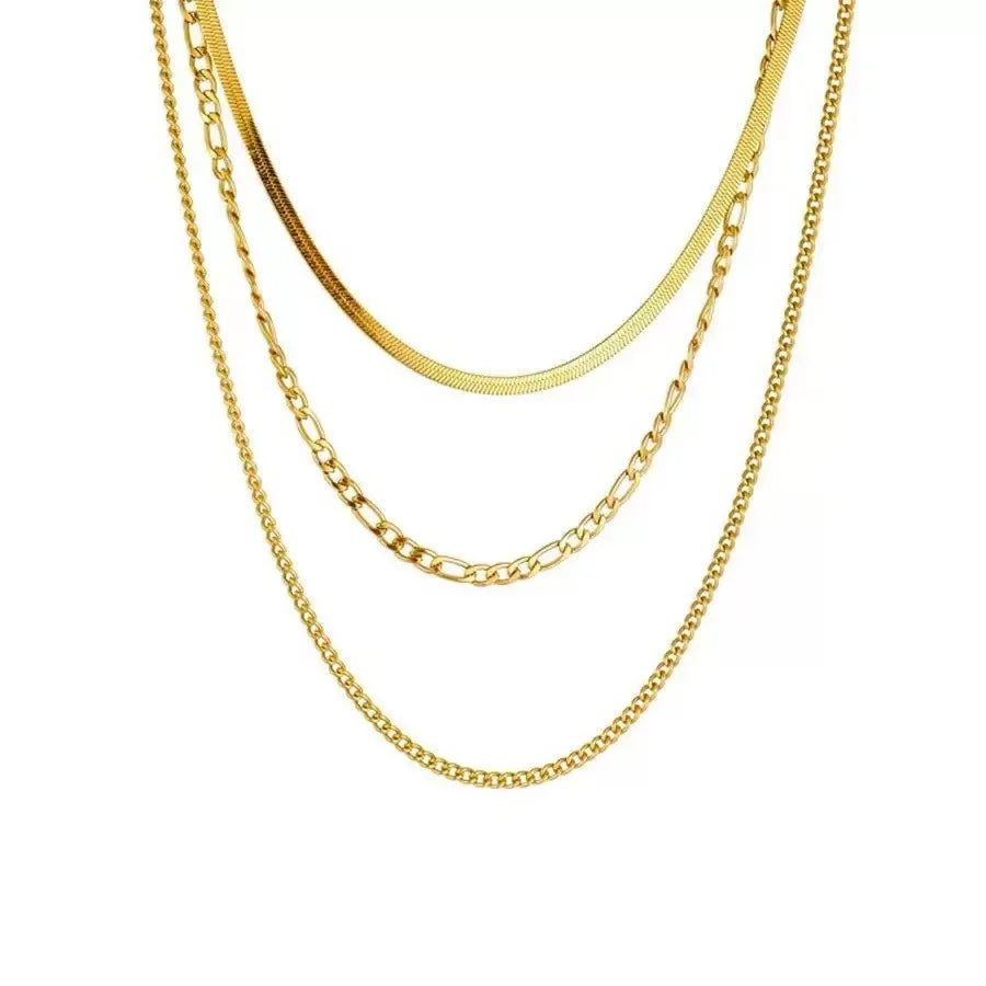 Heart Pendant Waterproof Stainless Steel Necklace