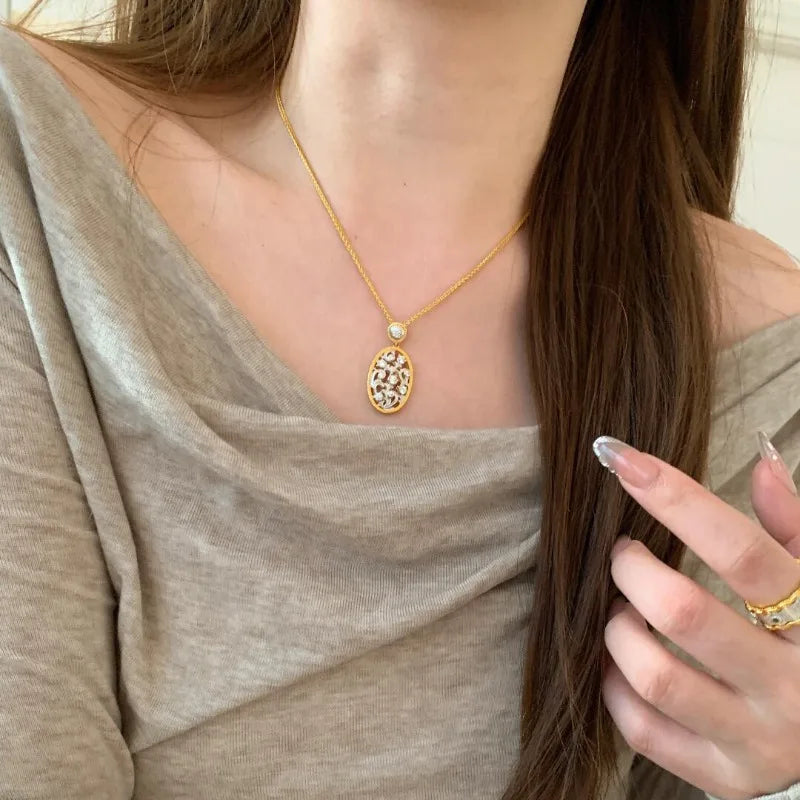 Lily of the Valley Diamond Collar Necklace
