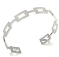 Triple Crystal Stainless Steel Bangle