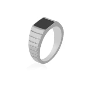 Zircon Inlaid Waterproof Stainless Steel Ring