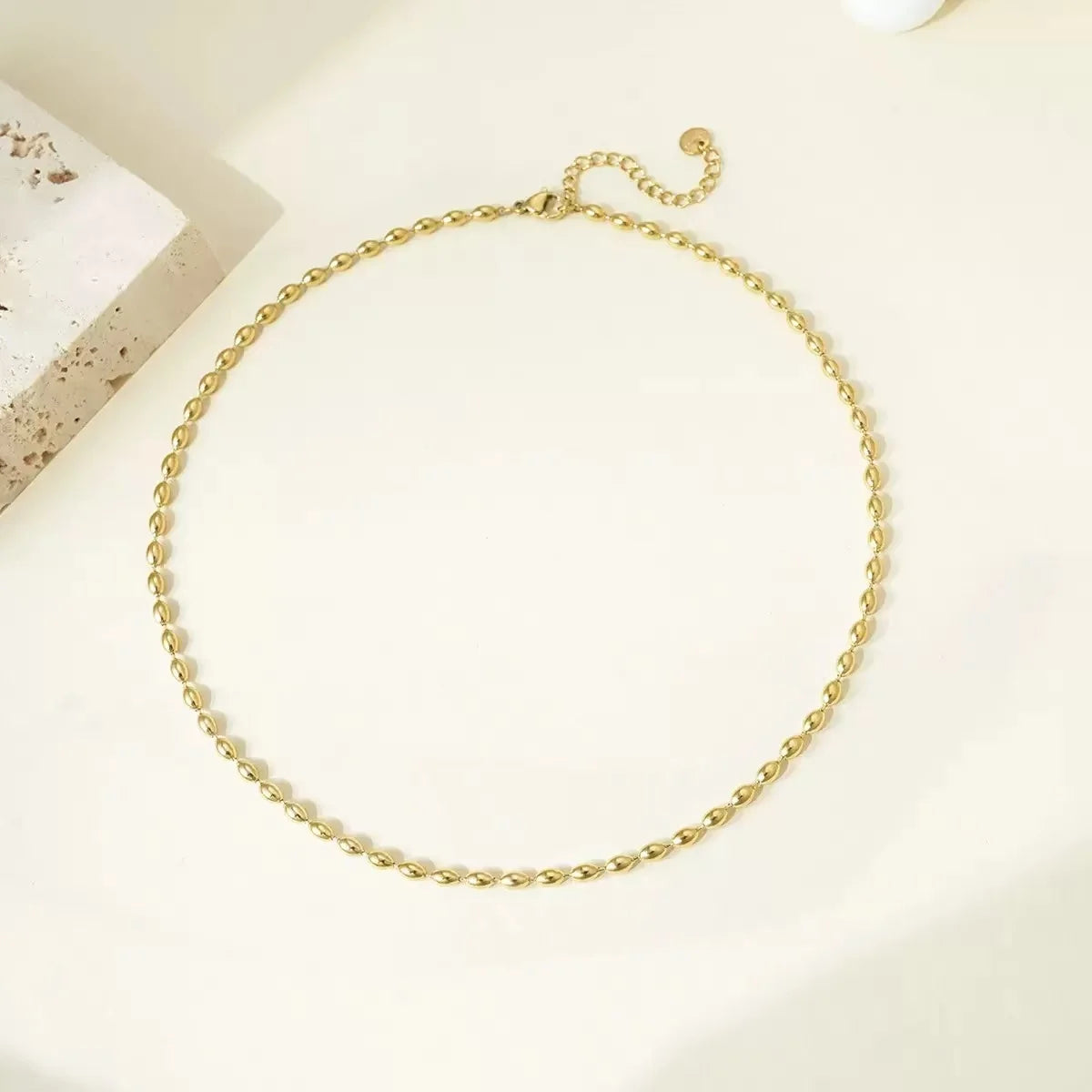 Heart Pendant Waterproof Stainless Steel Necklace