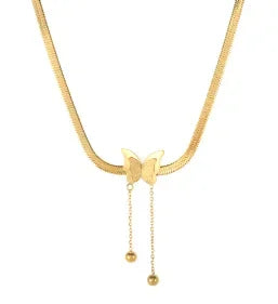 Square Pendant Stainless Steel Chain Necklace