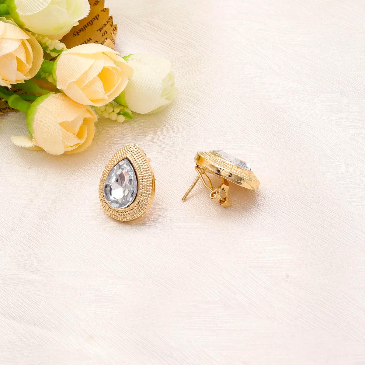 Dubai Gold Zircon Bridal Jewellery Set