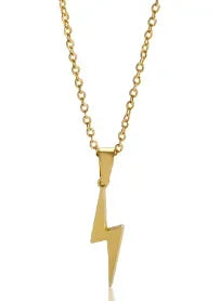 Square Pendant Stainless Steel Chain Necklace